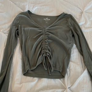 cute long sleeve crop top